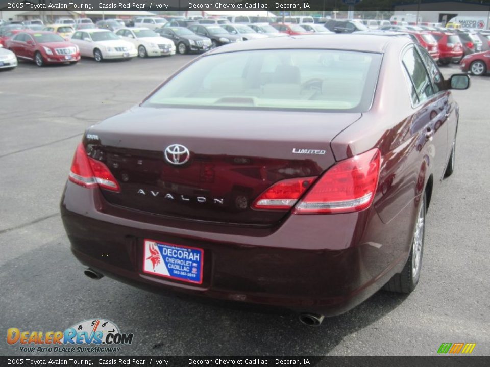 2005 Toyota Avalon Touring Cassis Red Pearl / Ivory Photo #4