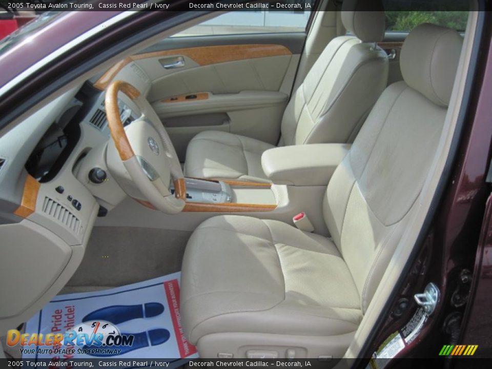 2005 Toyota Avalon Touring Cassis Red Pearl / Ivory Photo #7