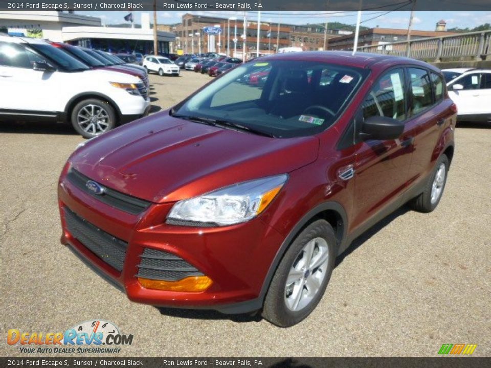 2014 Ford Escape S Sunset / Charcoal Black Photo #4