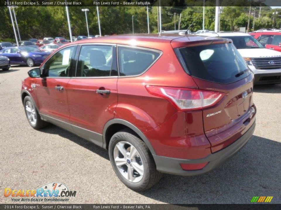 2014 Ford Escape S Sunset / Charcoal Black Photo #6