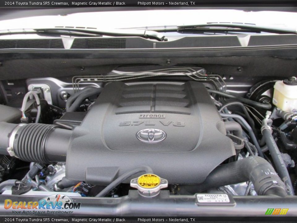 2014 Toyota Tundra SR5 Crewmax Magnetic Gray Metallic / Black Photo #17