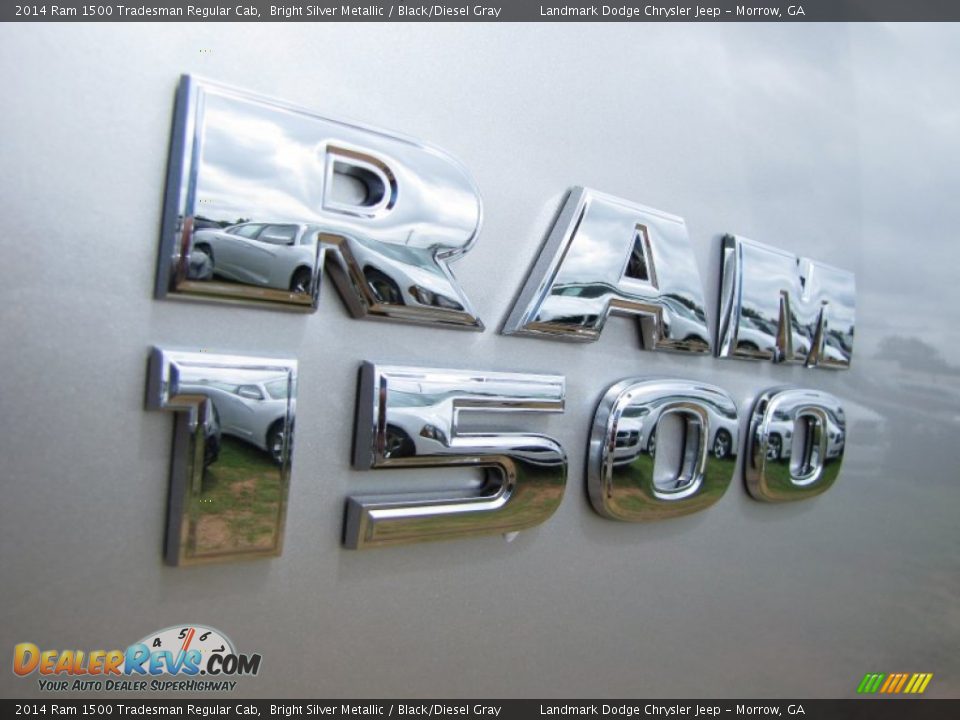 2014 Ram 1500 Tradesman Regular Cab Bright Silver Metallic / Black/Diesel Gray Photo #6