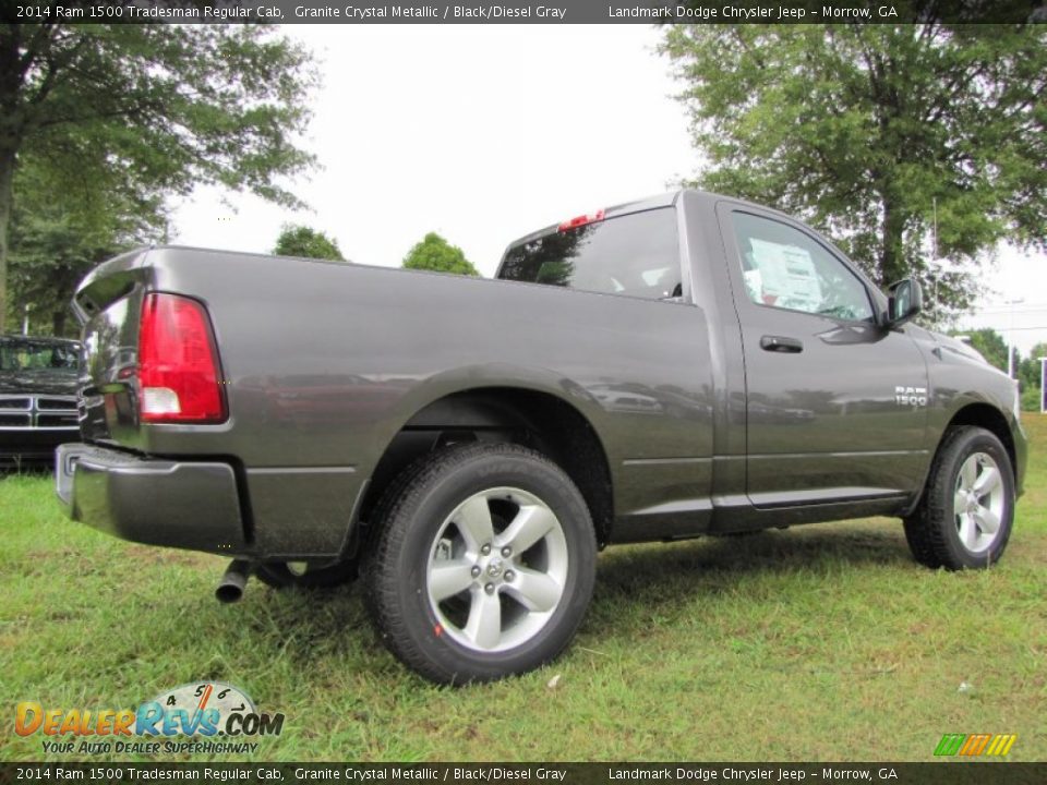 2014 Ram 1500 Tradesman Regular Cab Granite Crystal Metallic / Black/Diesel Gray Photo #3