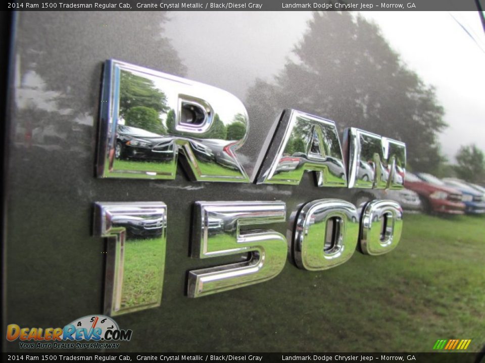 2014 Ram 1500 Tradesman Regular Cab Granite Crystal Metallic / Black/Diesel Gray Photo #6