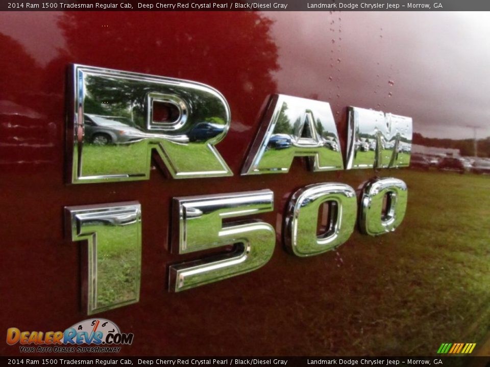 2014 Ram 1500 Tradesman Regular Cab Deep Cherry Red Crystal Pearl / Black/Diesel Gray Photo #6