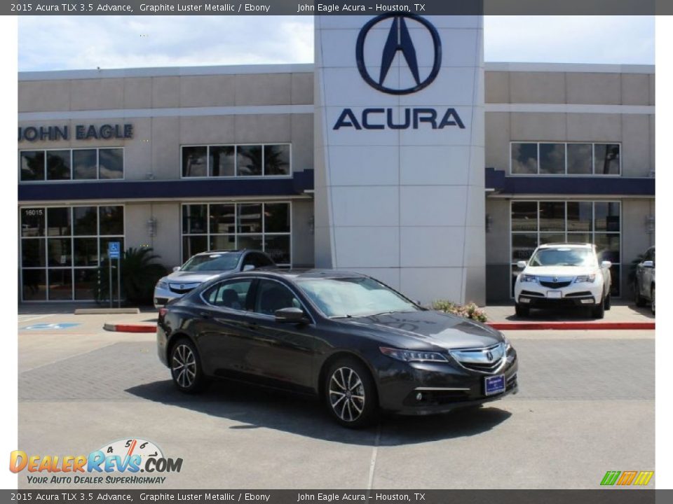 2015 Acura TLX 3.5 Advance Graphite Luster Metallic / Ebony Photo #1