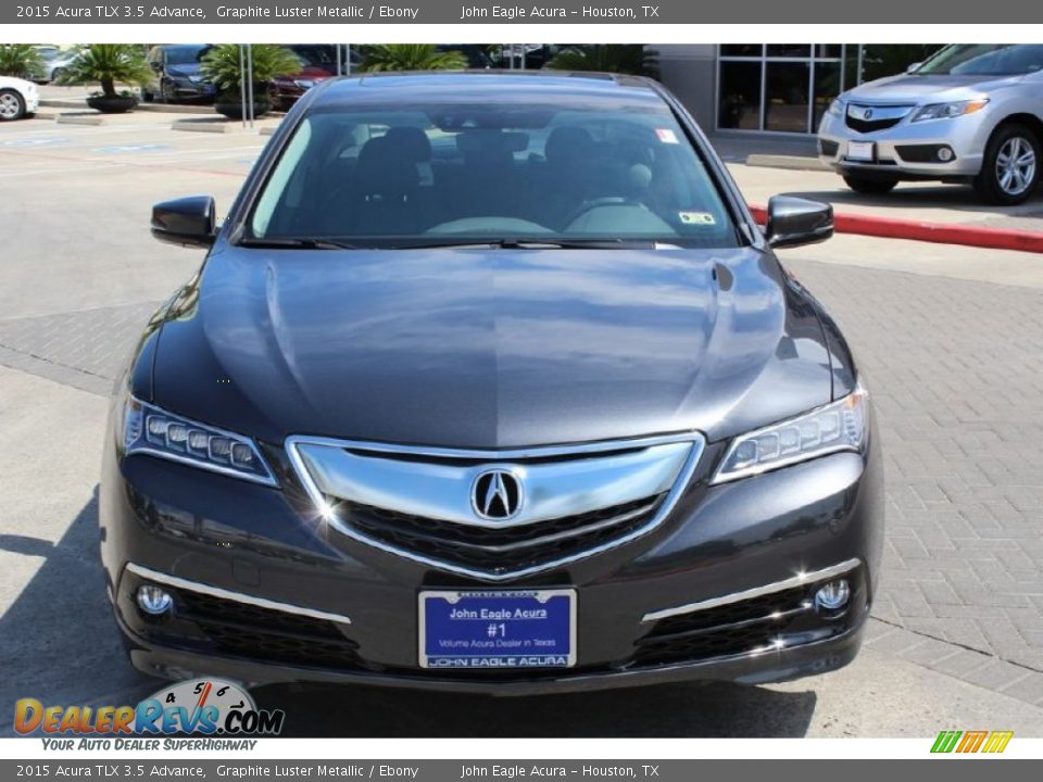 2015 Acura TLX 3.5 Advance Graphite Luster Metallic / Ebony Photo #2
