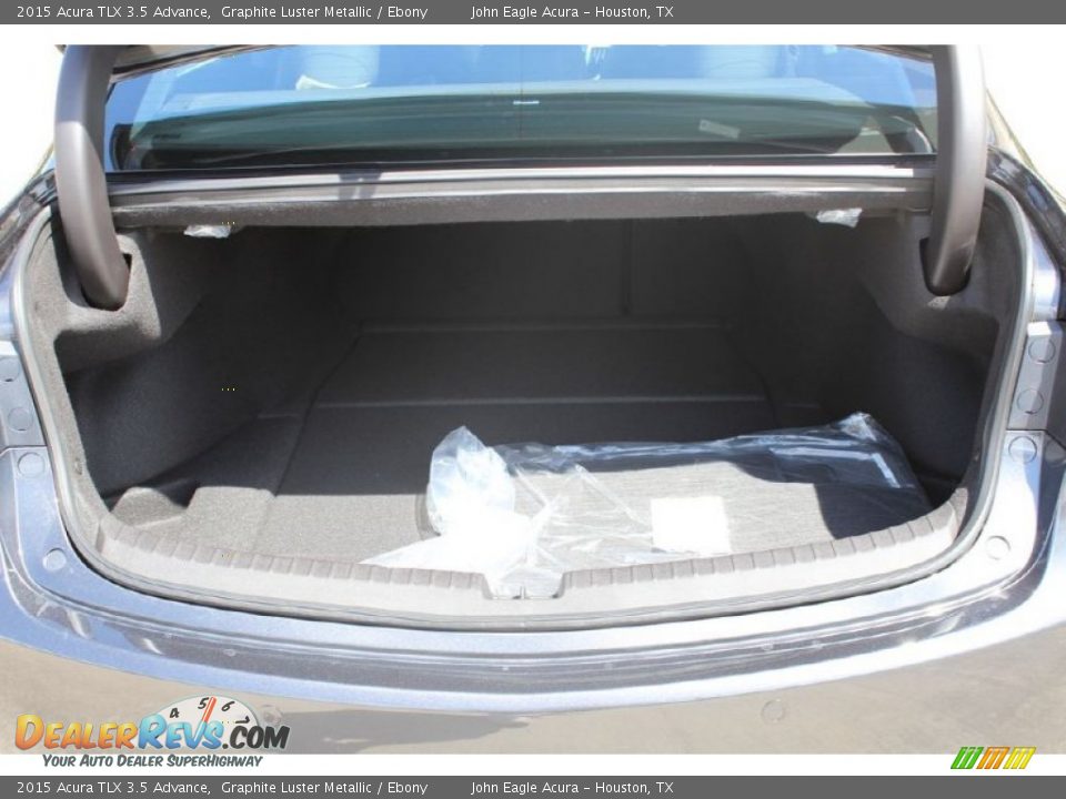 2015 Acura TLX 3.5 Advance Graphite Luster Metallic / Ebony Photo #15