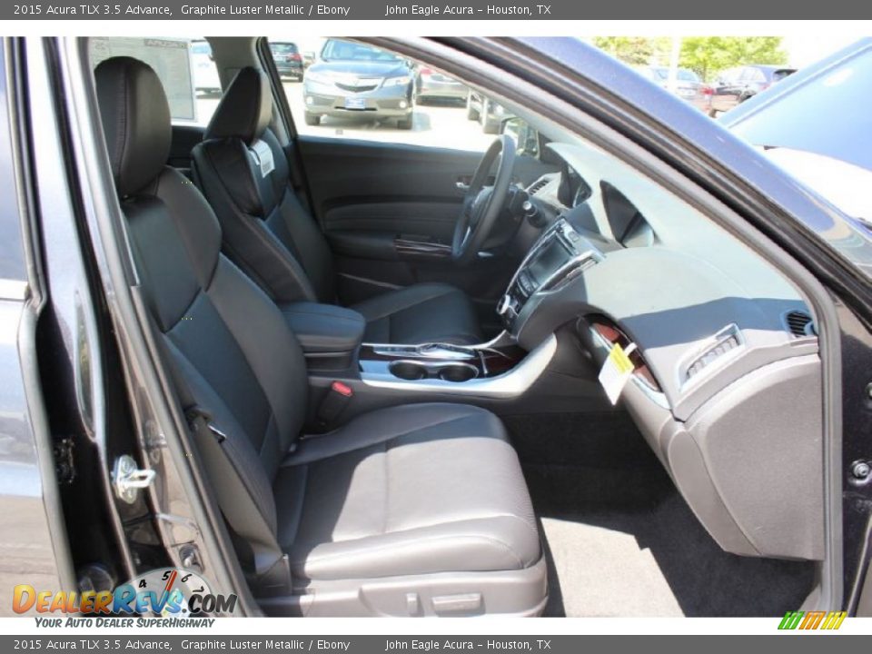 2015 Acura TLX 3.5 Advance Graphite Luster Metallic / Ebony Photo #19