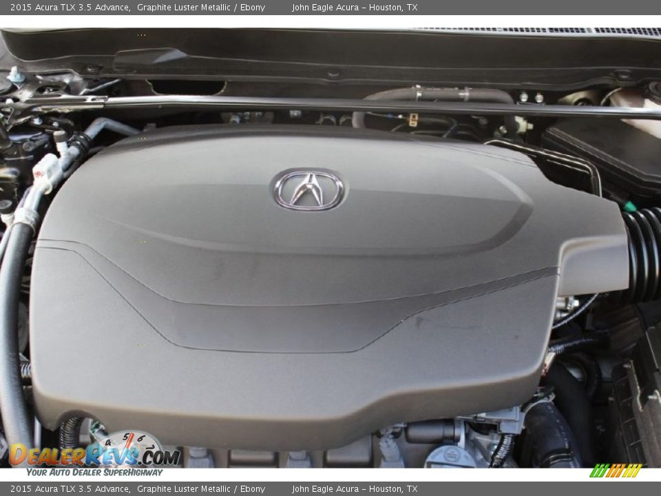 2015 Acura TLX 3.5 Advance Graphite Luster Metallic / Ebony Photo #20