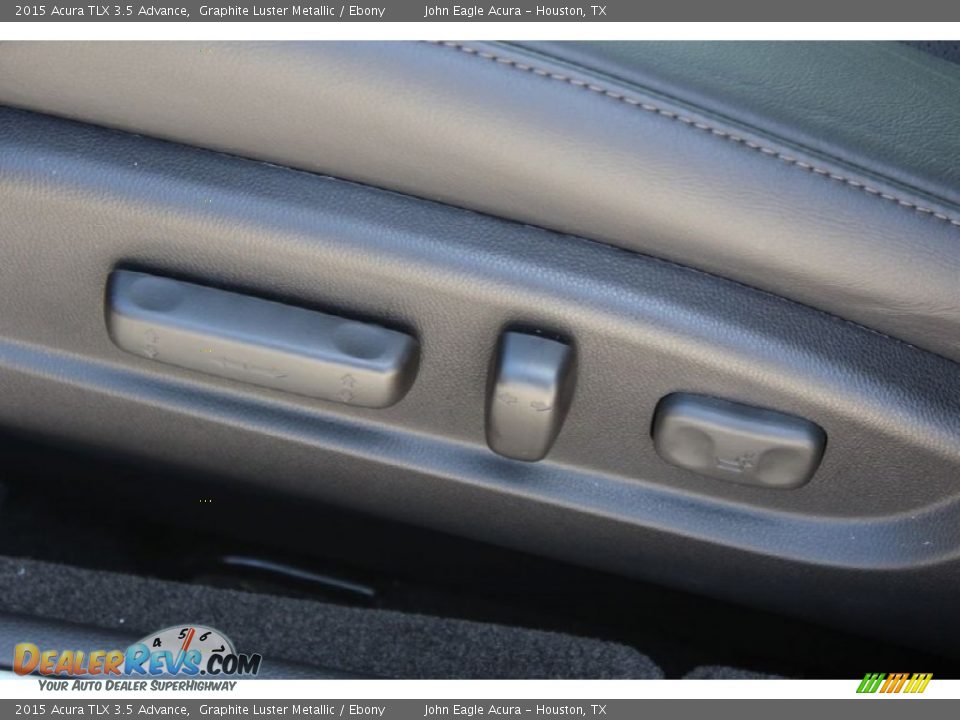 2015 Acura TLX 3.5 Advance Graphite Luster Metallic / Ebony Photo #21