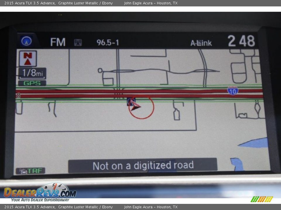 2015 Acura TLX 3.5 Advance Graphite Luster Metallic / Ebony Photo #30