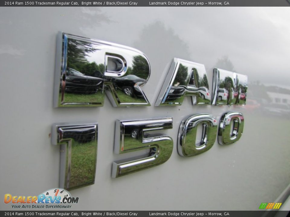 2014 Ram 1500 Tradesman Regular Cab Bright White / Black/Diesel Gray Photo #6