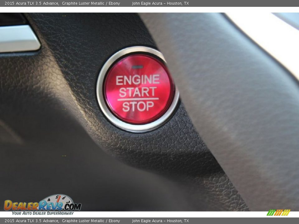 2015 Acura TLX 3.5 Advance Graphite Luster Metallic / Ebony Photo #35