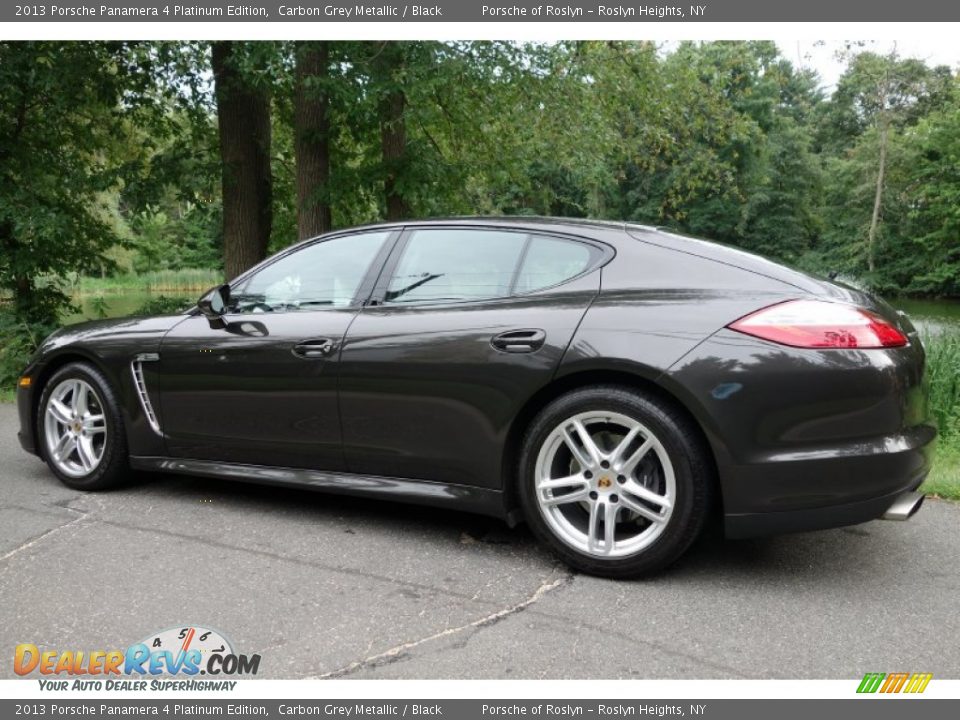 2013 Porsche Panamera 4 Platinum Edition Carbon Grey Metallic / Black Photo #4