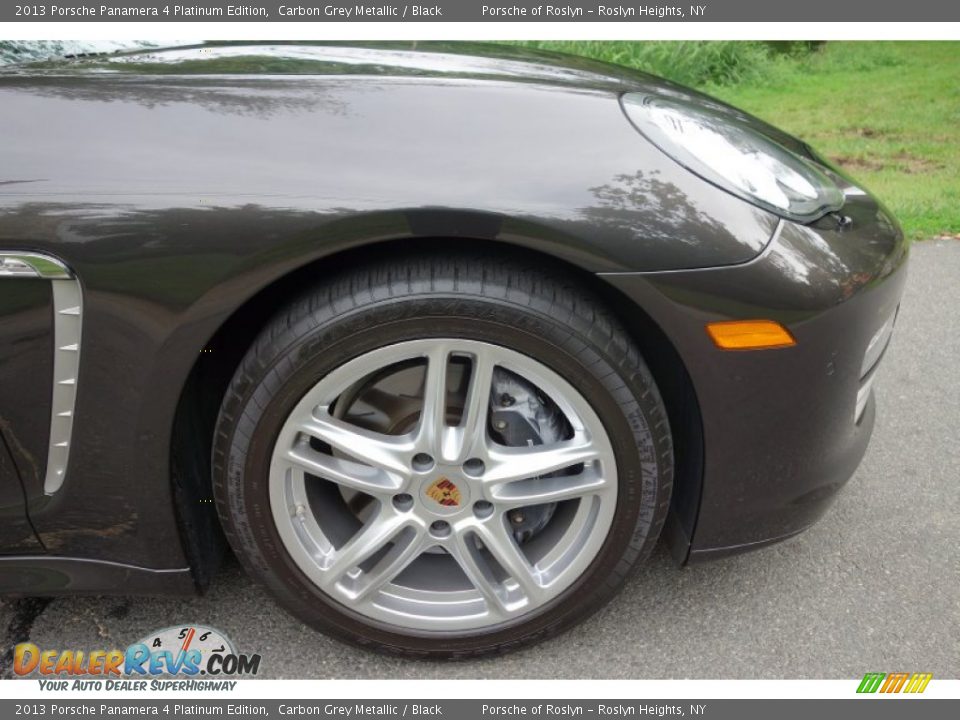 2013 Porsche Panamera 4 Platinum Edition Carbon Grey Metallic / Black Photo #9