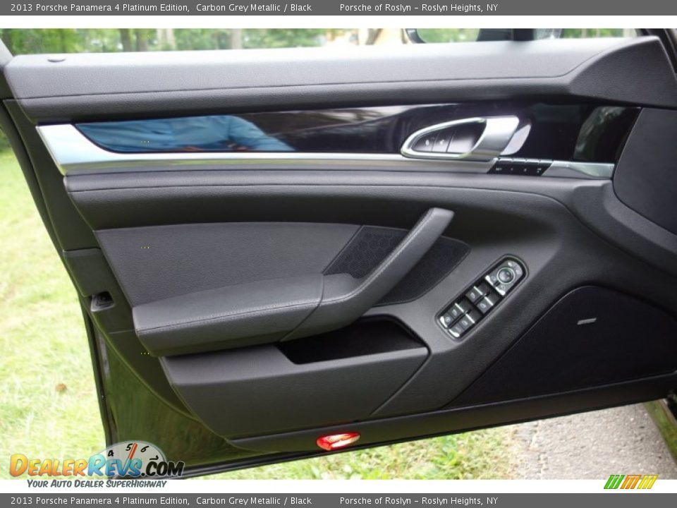 2013 Porsche Panamera 4 Platinum Edition Carbon Grey Metallic / Black Photo #11