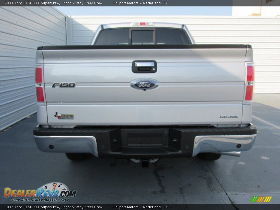 2014 Ford F150 XLT SuperCrew Ingot Silver / Steel Grey Photo #5