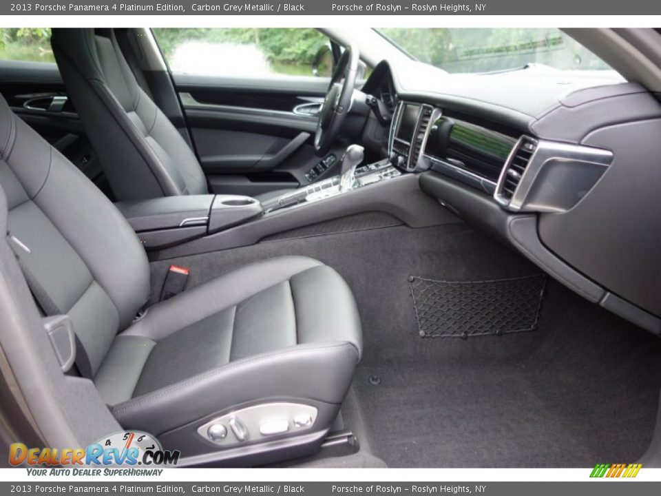 2013 Porsche Panamera 4 Platinum Edition Carbon Grey Metallic / Black Photo #16