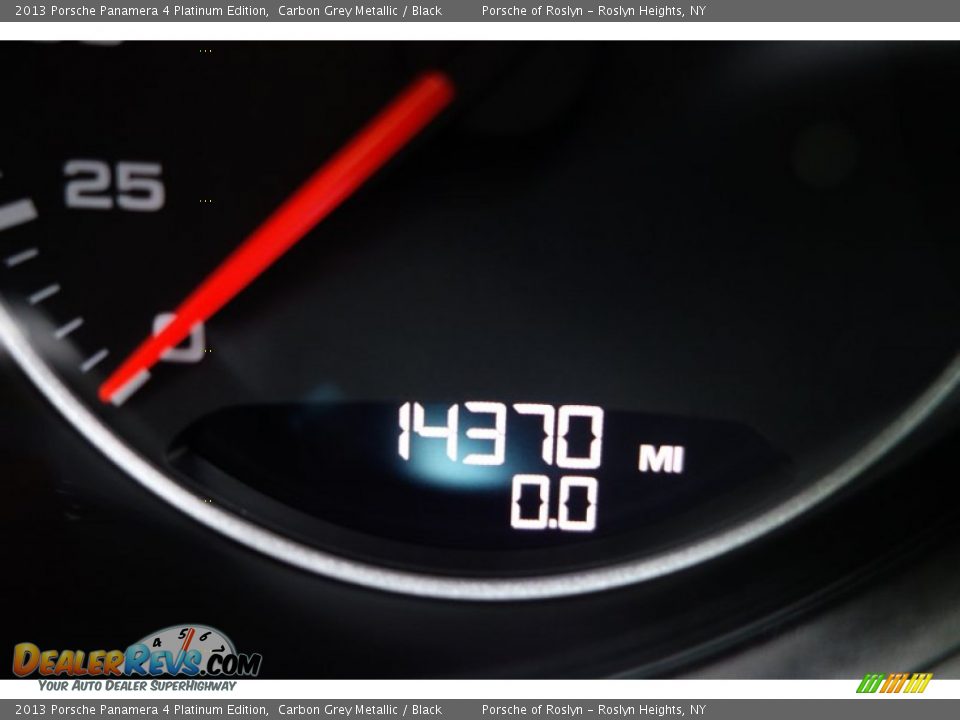 2013 Porsche Panamera 4 Platinum Edition Carbon Grey Metallic / Black Photo #18