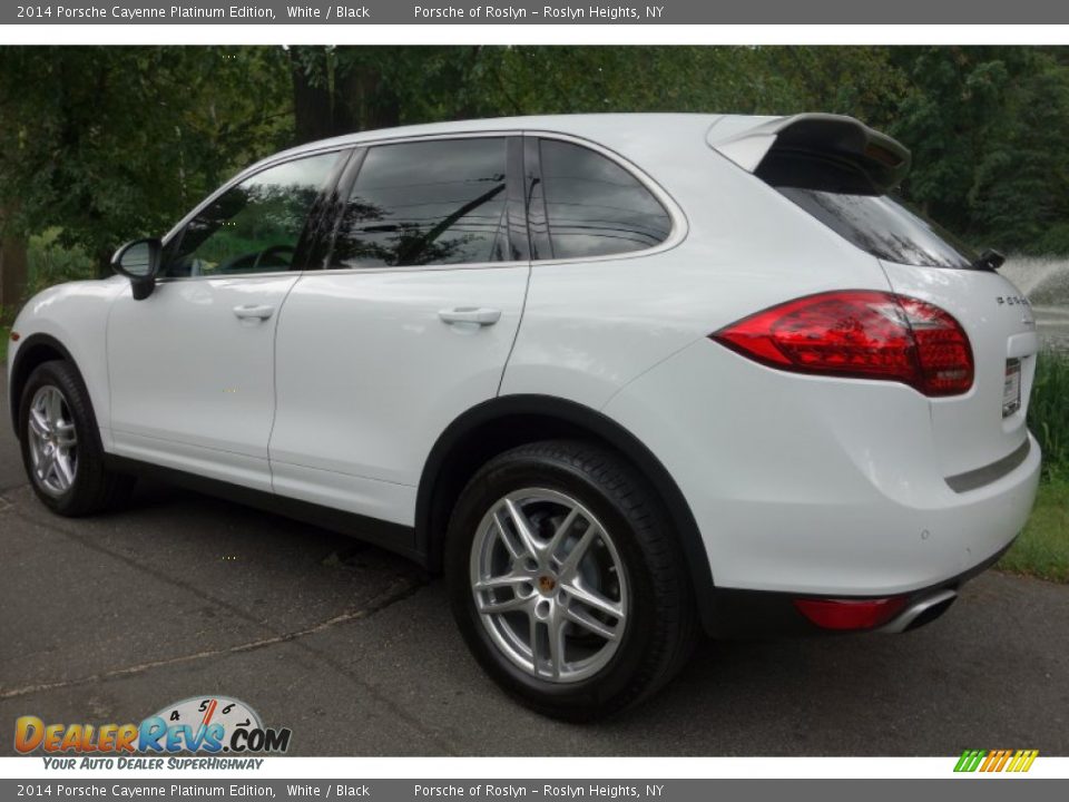 2014 Porsche Cayenne Platinum Edition White / Black Photo #4