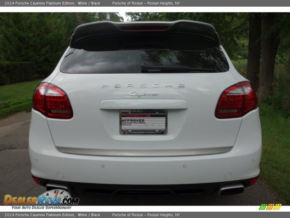 2014 Porsche Cayenne Platinum Edition White / Black Photo #5