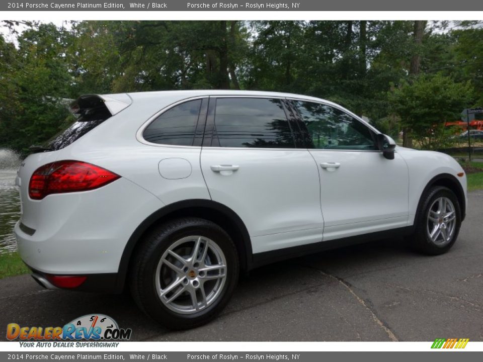 2014 Porsche Cayenne Platinum Edition White / Black Photo #6