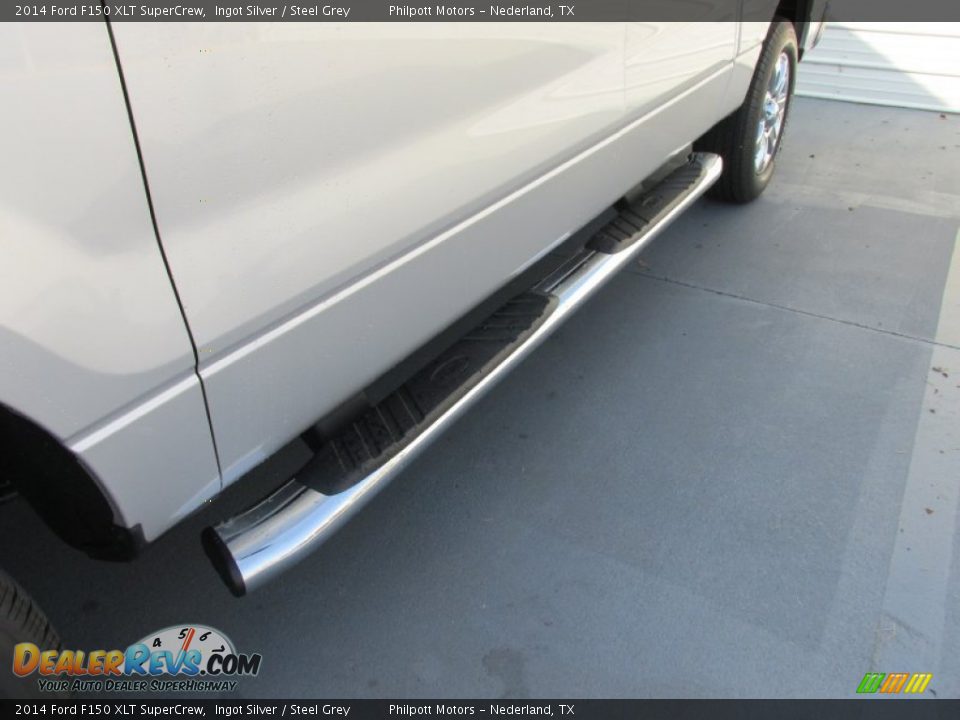 2014 Ford F150 XLT SuperCrew Ingot Silver / Steel Grey Photo #12
