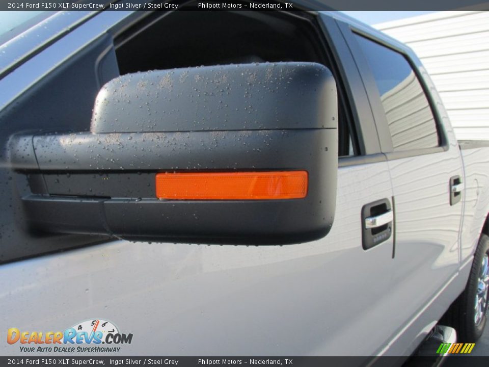 2014 Ford F150 XLT SuperCrew Ingot Silver / Steel Grey Photo #13