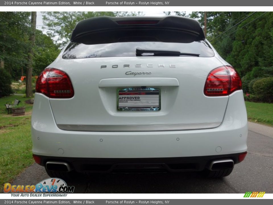 2014 Porsche Cayenne Platinum Edition White / Black Photo #8