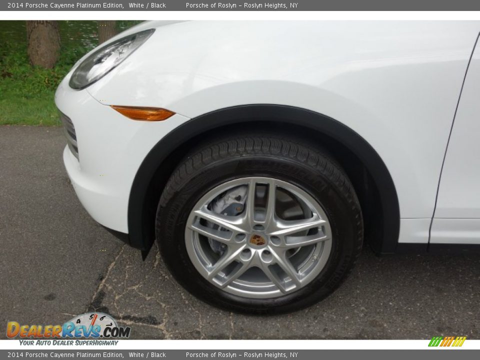 2014 Porsche Cayenne Platinum Edition White / Black Photo #9