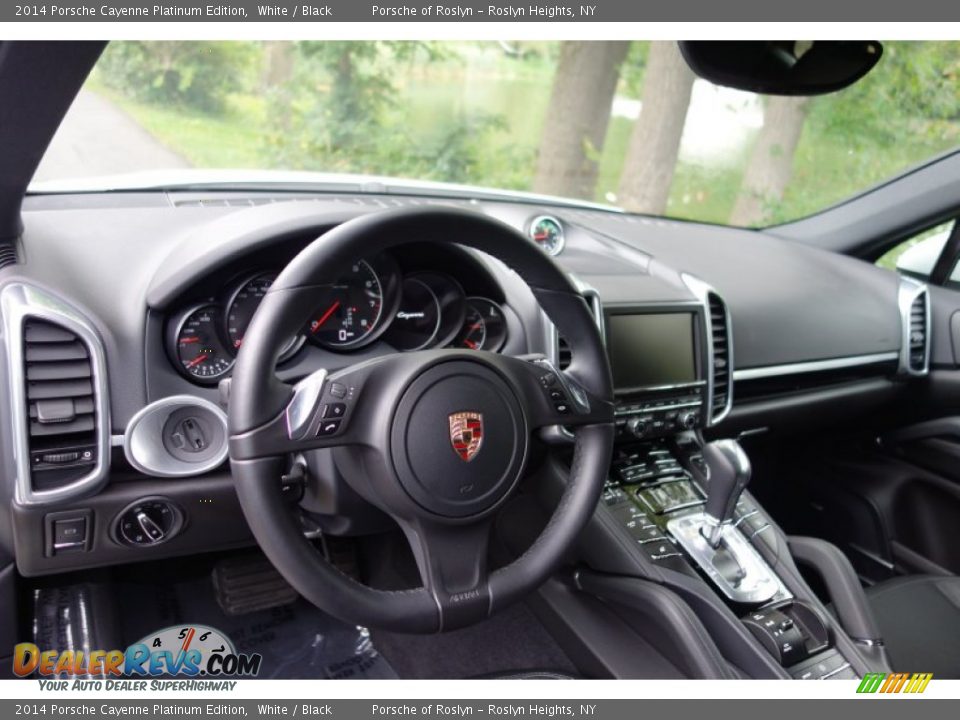 2014 Porsche Cayenne Platinum Edition White / Black Photo #10