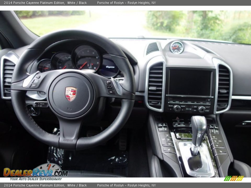 2014 Porsche Cayenne Platinum Edition White / Black Photo #12