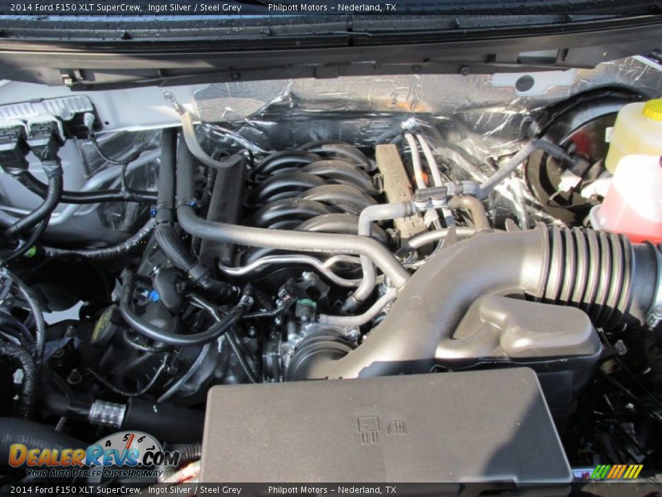 2014 Ford F150 XLT SuperCrew Ingot Silver / Steel Grey Photo #19
