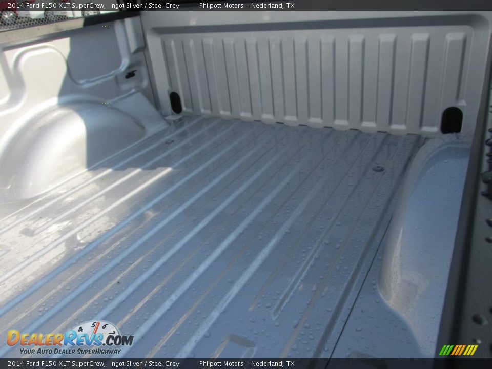 2014 Ford F150 XLT SuperCrew Ingot Silver / Steel Grey Photo #21