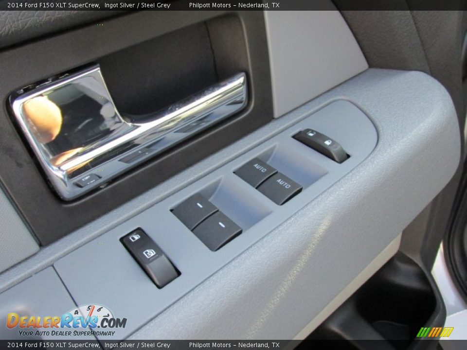 2014 Ford F150 XLT SuperCrew Ingot Silver / Steel Grey Photo #25