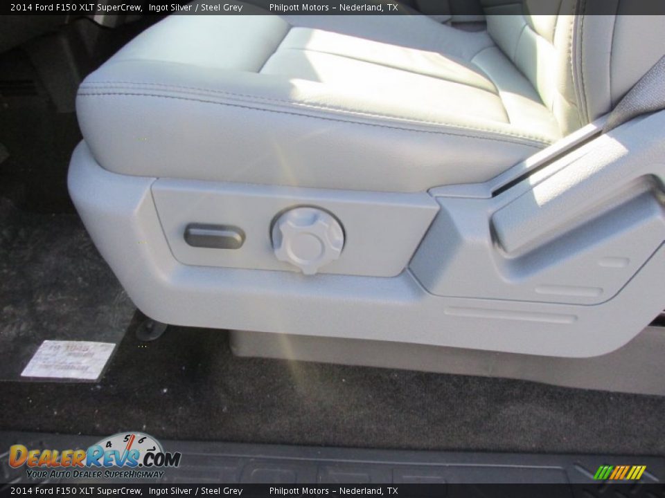 2014 Ford F150 XLT SuperCrew Ingot Silver / Steel Grey Photo #27