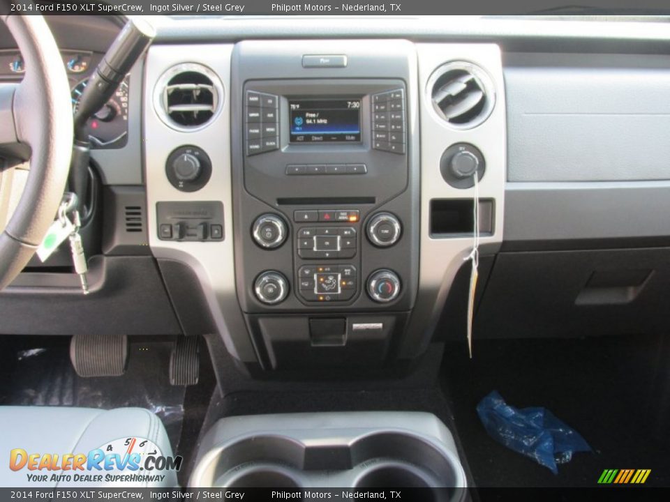 2014 Ford F150 XLT SuperCrew Ingot Silver / Steel Grey Photo #29