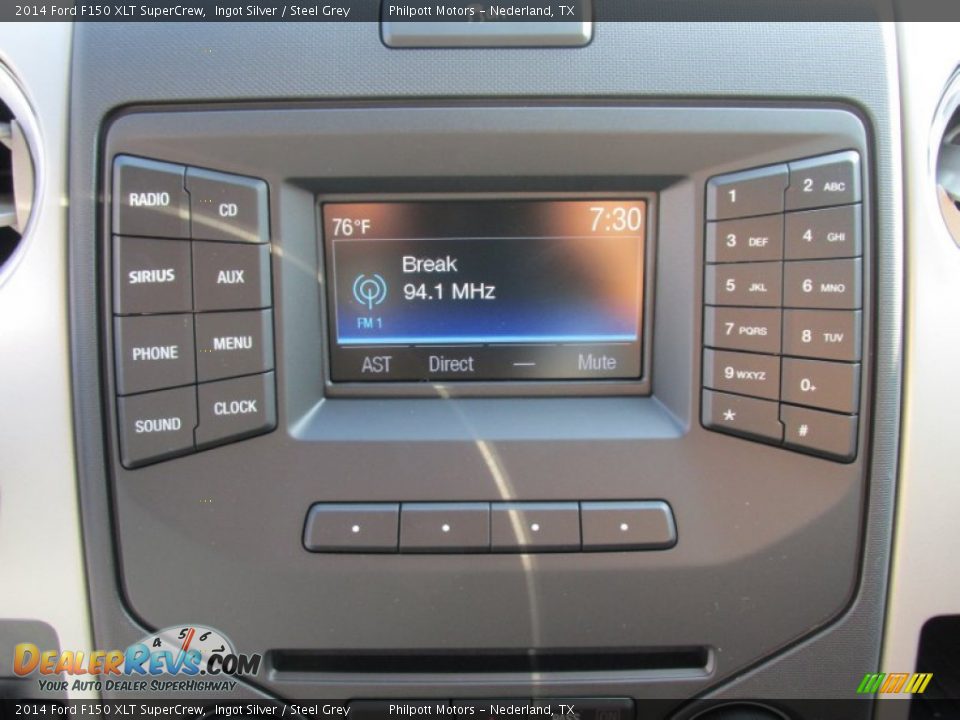 2014 Ford F150 XLT SuperCrew Ingot Silver / Steel Grey Photo #30