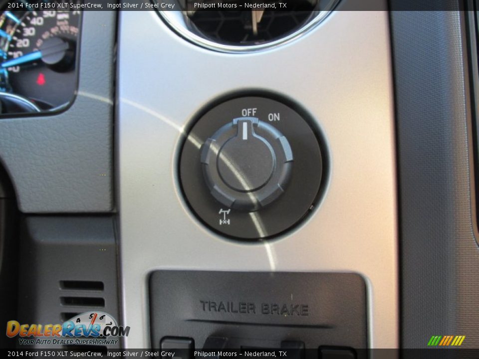 2014 Ford F150 XLT SuperCrew Ingot Silver / Steel Grey Photo #32