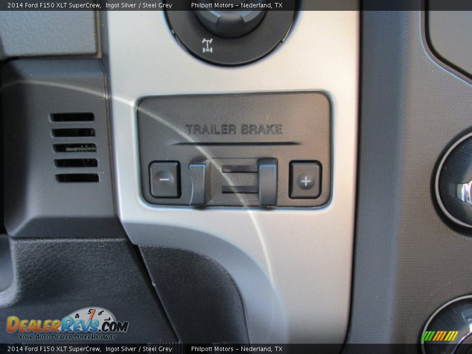 2014 Ford F150 XLT SuperCrew Ingot Silver / Steel Grey Photo #33