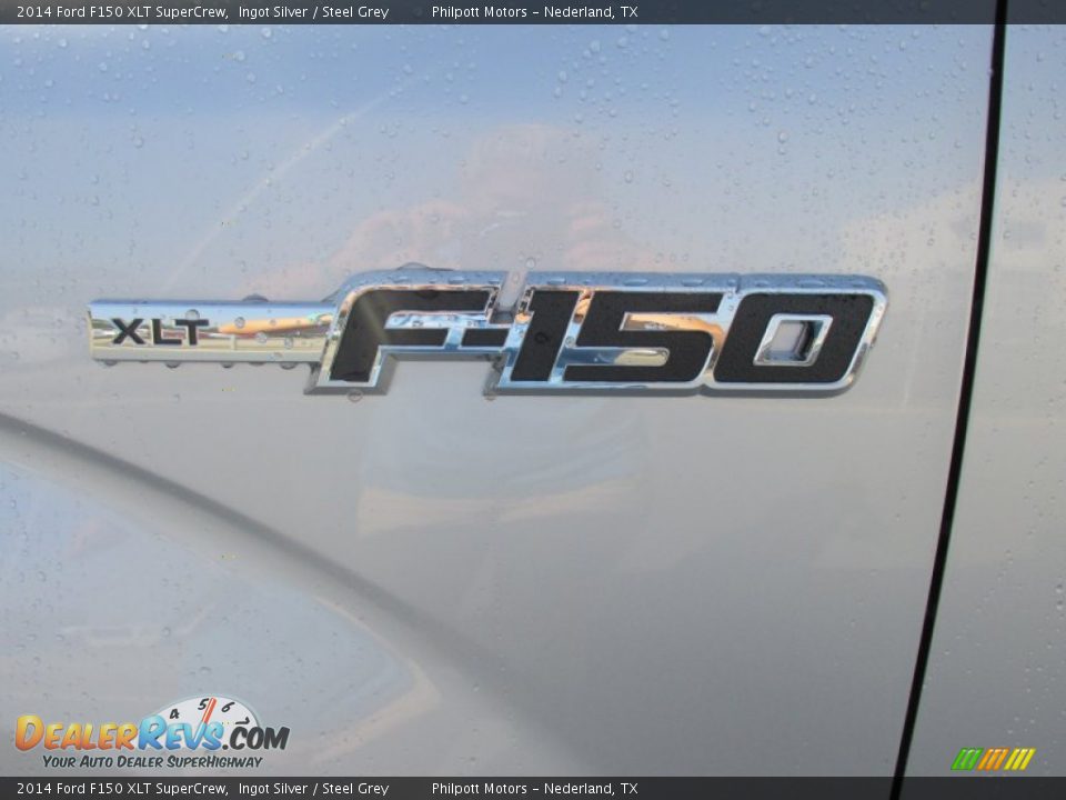 2014 Ford F150 XLT SuperCrew Ingot Silver / Steel Grey Photo #14
