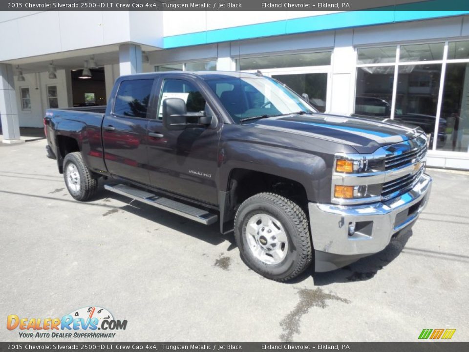 2015 Chevrolet Silverado 2500HD LT Crew Cab 4x4 Tungsten Metallic / Jet Black Photo #1