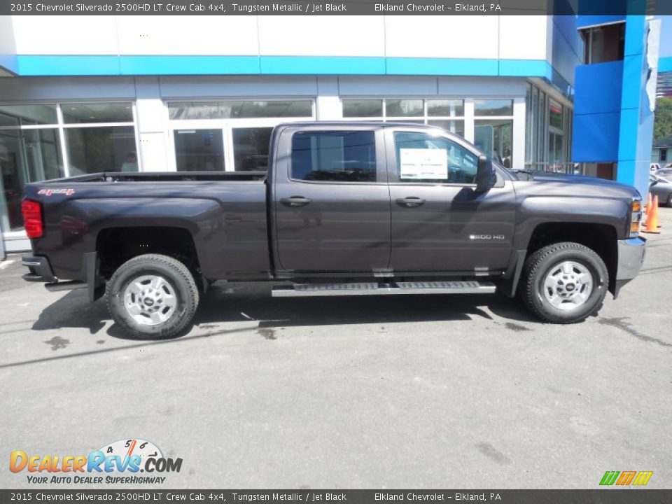2015 Chevrolet Silverado 2500HD LT Crew Cab 4x4 Tungsten Metallic / Jet Black Photo #2