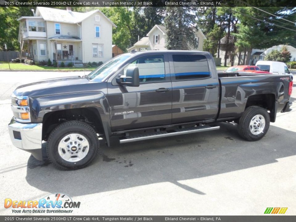 2015 Chevrolet Silverado 2500HD LT Crew Cab 4x4 Tungsten Metallic / Jet Black Photo #6