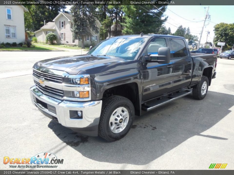 2015 Chevrolet Silverado 2500HD LT Crew Cab 4x4 Tungsten Metallic / Jet Black Photo #7