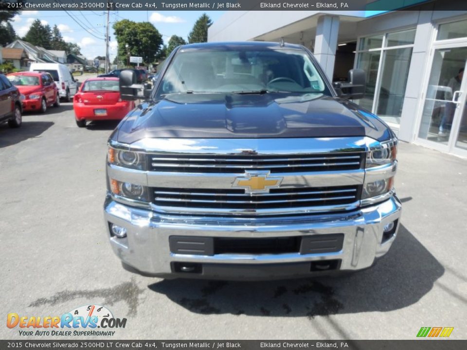 2015 Chevrolet Silverado 2500HD LT Crew Cab 4x4 Tungsten Metallic / Jet Black Photo #8