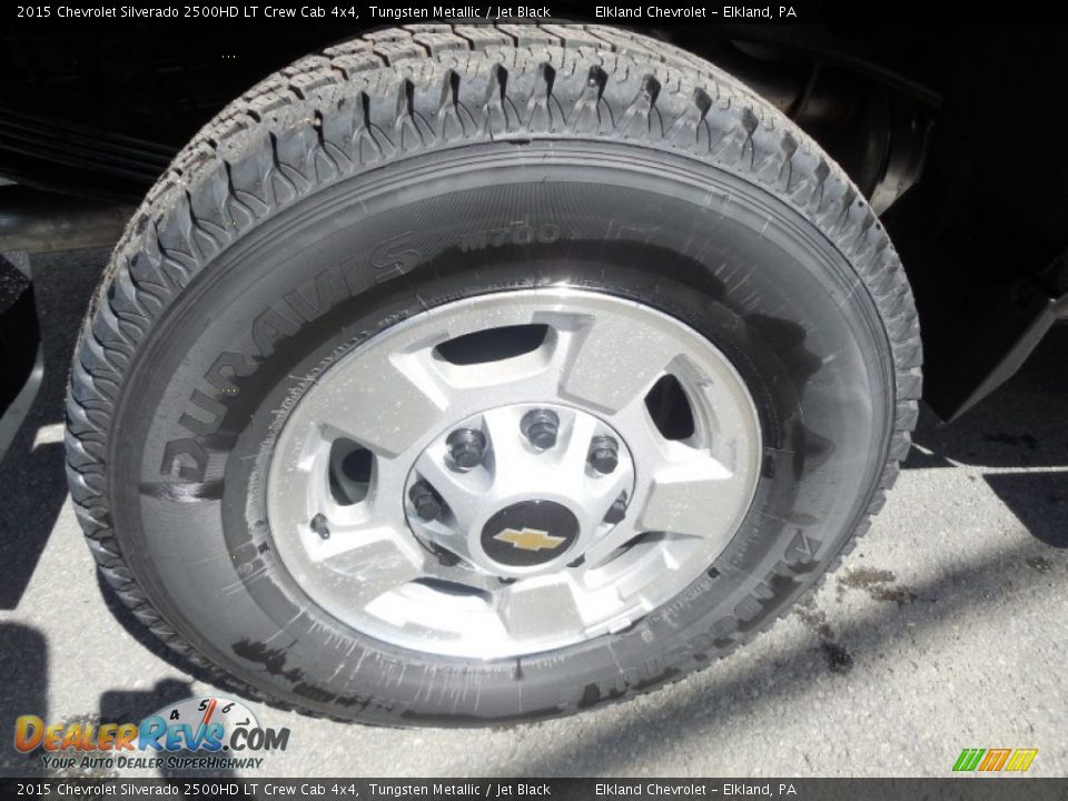 2015 Chevrolet Silverado 2500HD LT Crew Cab 4x4 Tungsten Metallic / Jet Black Photo #13