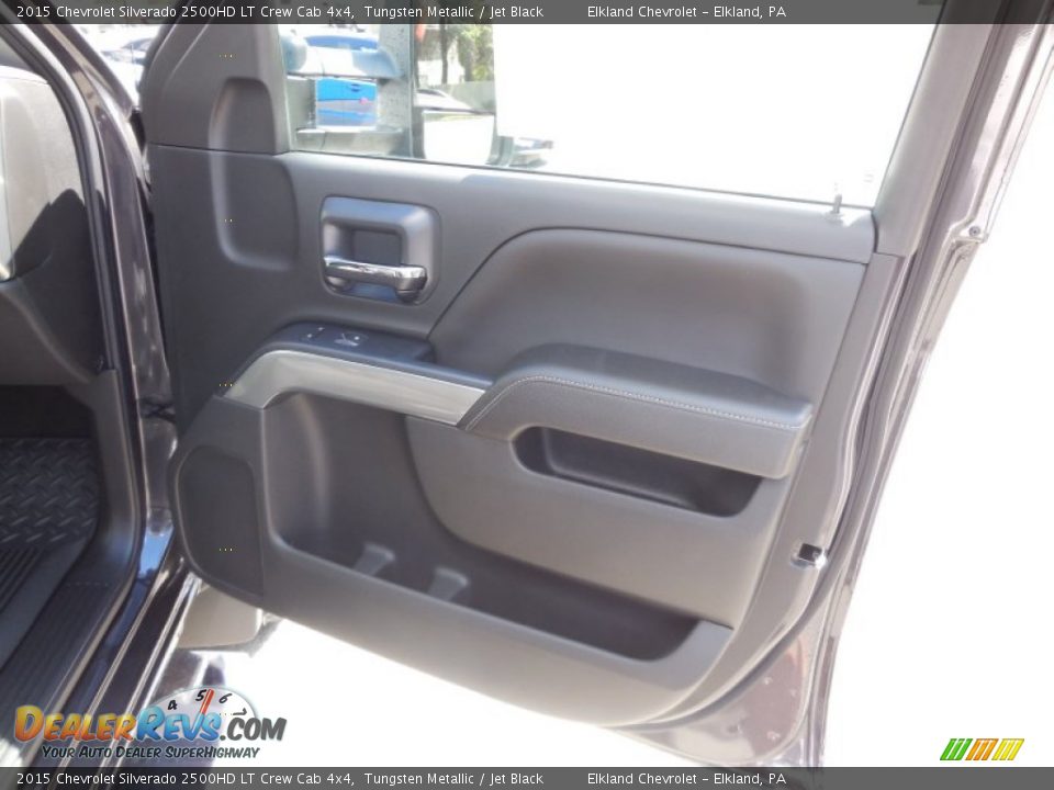 2015 Chevrolet Silverado 2500HD LT Crew Cab 4x4 Tungsten Metallic / Jet Black Photo #22