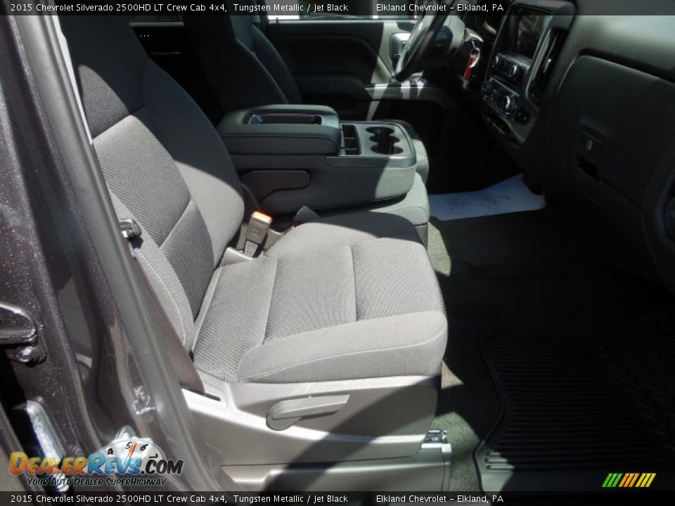 2015 Chevrolet Silverado 2500HD LT Crew Cab 4x4 Tungsten Metallic / Jet Black Photo #23